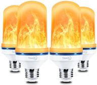 yewclls led flame effect light bulb logo