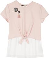 👚 stylish and trendy amy byer girls front hangdown girls' clothing: tops, tees, and blouses logo