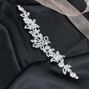 img 2 attached to 💎 Enhance Your Belt with Jerler Crystal Rhinestone Applique: Perfect Sewing Accessory