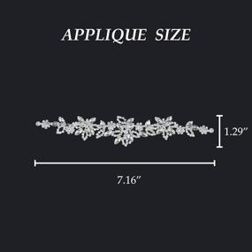 img 3 attached to 💎 Enhance Your Belt with Jerler Crystal Rhinestone Applique: Perfect Sewing Accessory