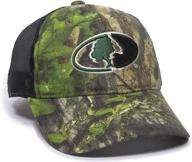 🌿 mossy oak camouflage mesh back cap: ultimate outdoor headwear for perfect camouflage logo