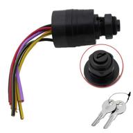 🚤 ignition switch for mercury 87-88107a5: boat push to choke, 6 wire base key switch with 2 keys & connectors logo