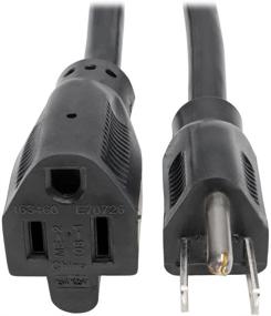 img 4 attached to Tripp Lite Power Extension Cord 10-ft. (13A, 16AWG) - NEMA 5-15P to NEMA 5-15R: Product Overview and Specifications