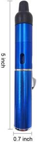 img 3 attached to 🔥 Blue Metal Torch Lighter, Portable FengFang Candle Lighter with Detachable Inflatable Pipe - All in One Lighter