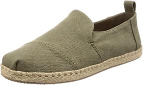 img 4 attached to TOMS Men's Deconstructed Alpargata Loafer Desert Shoes in Loafers & Slip-Ons