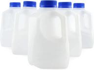 🥤 premium 32oz plastic jugs (6-pack) by cornucopia brands: bpa-free 1-quart bottles with caps for juice, water, sports & protein drinks, and milk logo