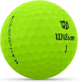 img 1 attached to 🟢 Wilson Staff Duo Optix Golf Ball - Enhanced Visibility in Green Optix