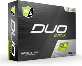 img 3 attached to 🟢 Wilson Staff Duo Optix Golf Ball - Enhanced Visibility in Green Optix