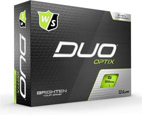 img 4 attached to 🟢 Wilson Staff Duo Optix Golf Ball - Enhanced Visibility in Green Optix