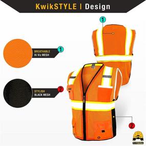 img 3 attached to KwikSafety Charlotte Visibility Reflective Construction Occupational Health & Safety Products and Personal Protective Equipment