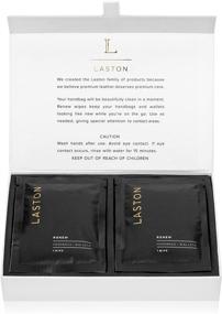 img 3 attached to 👜 Revive & Refresh! Laston Leather Renew Wipes Kit: Ideal for Handbags, Purses, and Wallets (8 Individually-Packed Single Wipes Per Box)