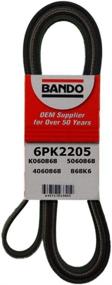 img 1 attached to Bando USA 6PK2205: Беспрецедентное качество 🔥 ОЕМ-приводной ремень для оптимальной производительности