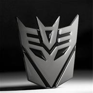 metal sticker autobot emblem decepticon logo