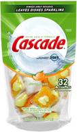 cascade actionpacs dishwasher detergent 32 count logo