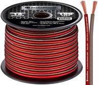 🔴 installgear 16 gauge awg 100ft speaker wire | 99.9% oxygen-free copper | true spec | soft touch cable | red/brown logo