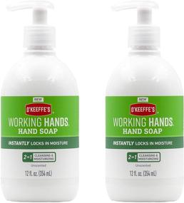 img 4 attached to 👐 O'Keeffe's Working Hands Moisturizing Hand Soap: 12 Ounce Pump, Pack of 2 - Ultimate Hydration for Hardworking Hands