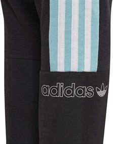 img 1 attached to 👖 Adidas Originals Unisex Youth Black Pants: Stylish Girls' Active Clothing