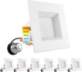 img 4 attached to 💡 Luxrite Dimmable Recessed Lighting with Temperature Selectability