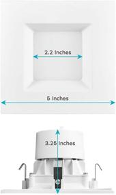 img 2 attached to 💡 Luxrite Dimmable Recessed Lighting with Temperature Selectability