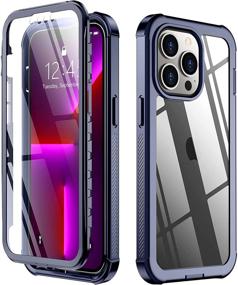 img 4 attached to 📱 Redpepper iPhone 13 Pro Max Case – 360° Protective Case with Built-in Screen Protector | Anti-Scratch & Shockproof Case for iPhone 13 Pro Max