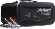 🔌 diehard 71323: reliable 12v shelf smart battery charger & 10/50a engine starter in sleek black design logo