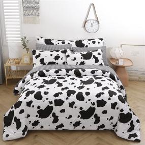 img 4 attached to SUCSES Comforter Bedding Sheets Lightweight