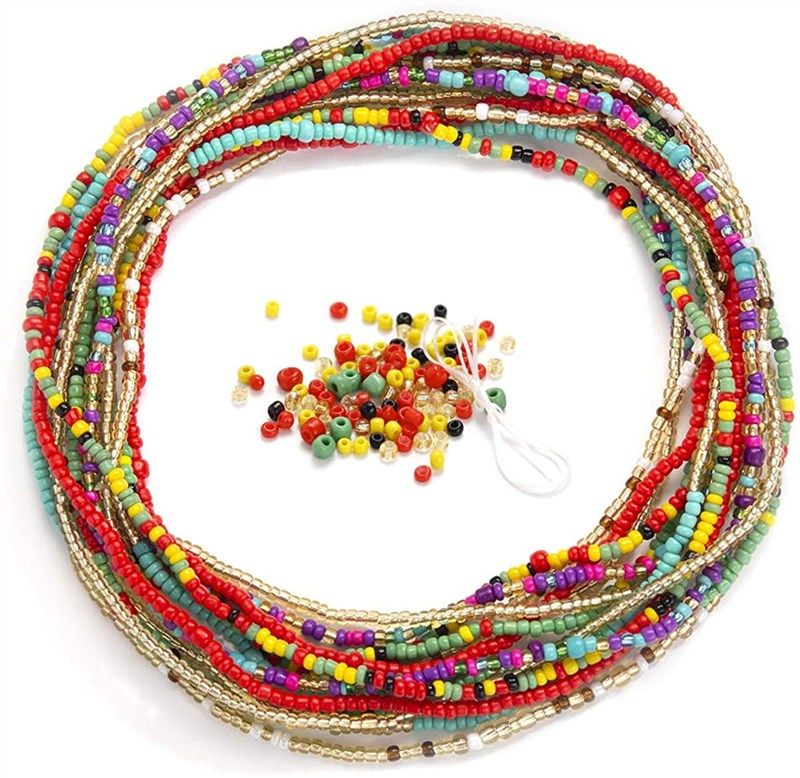 weight stretchy african string multicolor 로고