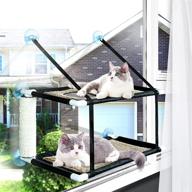 🐱 ultimate comfort for indoor feline friends: cat window hammock and perch with double layered beds logo