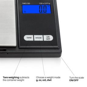 img 2 attached to Smart Weigh Digital Pocket Gram Scale: 1000g x 0.1g Kitchen Scale, Jewelry & Medicine Scale - Black