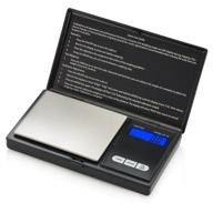 smart weigh digital pocket gram scale: 1000g x 0.1g kitchen scale, jewelry & medicine scale - black logo