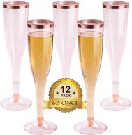 reusable champagne cocktail celebration set logo