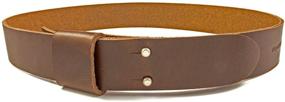 img 4 attached to Handmade Leather Belt Length Tongue Women's Accessories in Belts