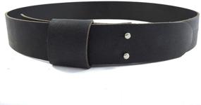 img 3 attached to Handmade Leather Belt Length Tongue Women's Accessories in Belts