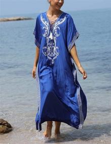 img 2 attached to Bsubsearch Caftan Swimsuit: Turkish Women's Swimwear & Clothing in Swimsuits with Cover Ups