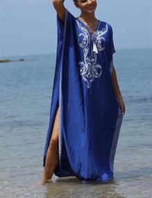 img 1 attached to Bsubsearch Caftan Swimsuit: Turkish Women's Swimwear & Clothing in Swimsuits with Cover Ups