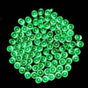 img 1 attached to 🍀 Vibrant Apple Green Fairy String Lights - Battery Operated St. Patrick's Day Decorations by Super Z Outlet