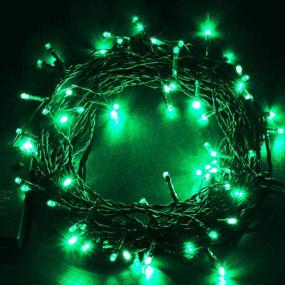 img 2 attached to 🍀 Vibrant Apple Green Fairy String Lights - Battery Operated St. Patrick's Day Decorations by Super Z Outlet