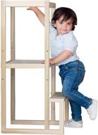 montessori toddler tower: safe learning ladder & assistant kit for children's daily activities логотип