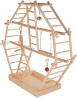 🐦 trixie 5659 wood ladder playground - ideal size: 44 × 44 × 16 cm logo