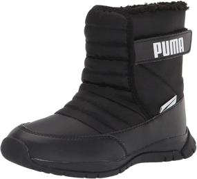 img 4 attached to ❄️ PUMA Unisex-Child Nieve Зимние сапоги для снега: Прочная, Стильная обувь для зимних приключений детей.