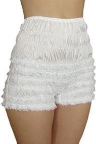 img 4 attached to Stylish Malco Modes Women's Pettipants: Lacey 👙 Ruffle Panties and Dance Shorts – A Seductive Pick