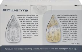 img 1 attached to 🧼 Efficient Rowenta ZD100 Stainless Steel Soleplate Cleaner Kit: Achieve a Non-Toxic Clean for Your Steam Irons