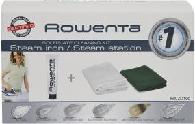 img 3 attached to 🧼 Efficient Rowenta ZD100 Stainless Steel Soleplate Cleaner Kit: Achieve a Non-Toxic Clean for Your Steam Irons