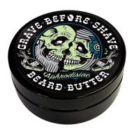 🧔 grave before shave beard conditioning butter 4 oz. in leather/cedarwood scent logo