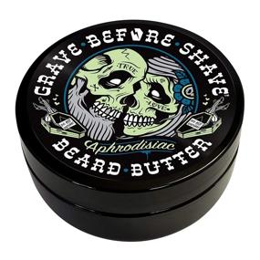 img 4 attached to 🧔 GRAVE BEFORE SHAVE Beard Conditioning Butter 4 oz. in Leather/Cedarwood scent