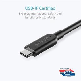 img 1 attached to 🔌 Enhanced Powerline II USB-C to USB-C 3.1 Gen 2 Cable (3ft) with Power Delivery - Ideal for Apple MacBook, Huawei Matebook, iPad Pro 2020, Chromebook, Pixel, Switch, and Other Type-C Devices/Laptops