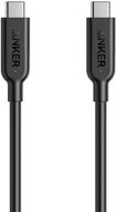 🔌 enhanced powerline ii usb-c to usb-c 3.1 gen 2 cable (3ft) with power delivery - ideal for apple macbook, huawei matebook, ipad pro 2020, chromebook, pixel, switch, and other type-c devices/laptops logo