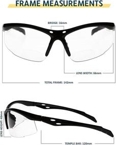 img 1 attached to 👓 Оптимальная защита для глаз с двухфокусными защитными очками SB 9000 - Прозрачные продукты по охране труда и безопасности
