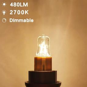 img 1 attached to 💡 Halogen Dimmable Bulb - 480 Lumens, Warm White 2700K