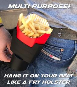 img 1 attached to 🍟 Fries on the Fly: Universal Car French Fry Holder - Perfect White Elephant Idea, Stocking Stuffer or Holiday Present